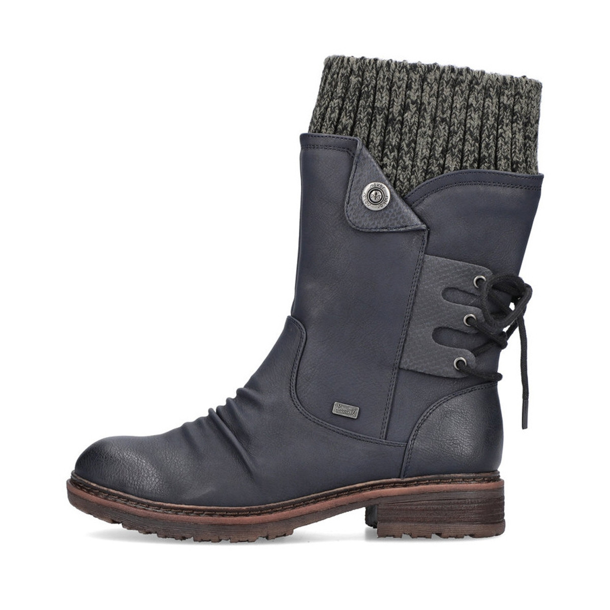 detail Dámské kozačky RIEKER RIE-10301882-W1 modrá