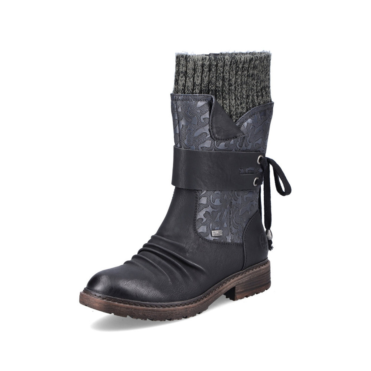 detail Dámské kozačky RIEKER RIE-10301884-W1 černá