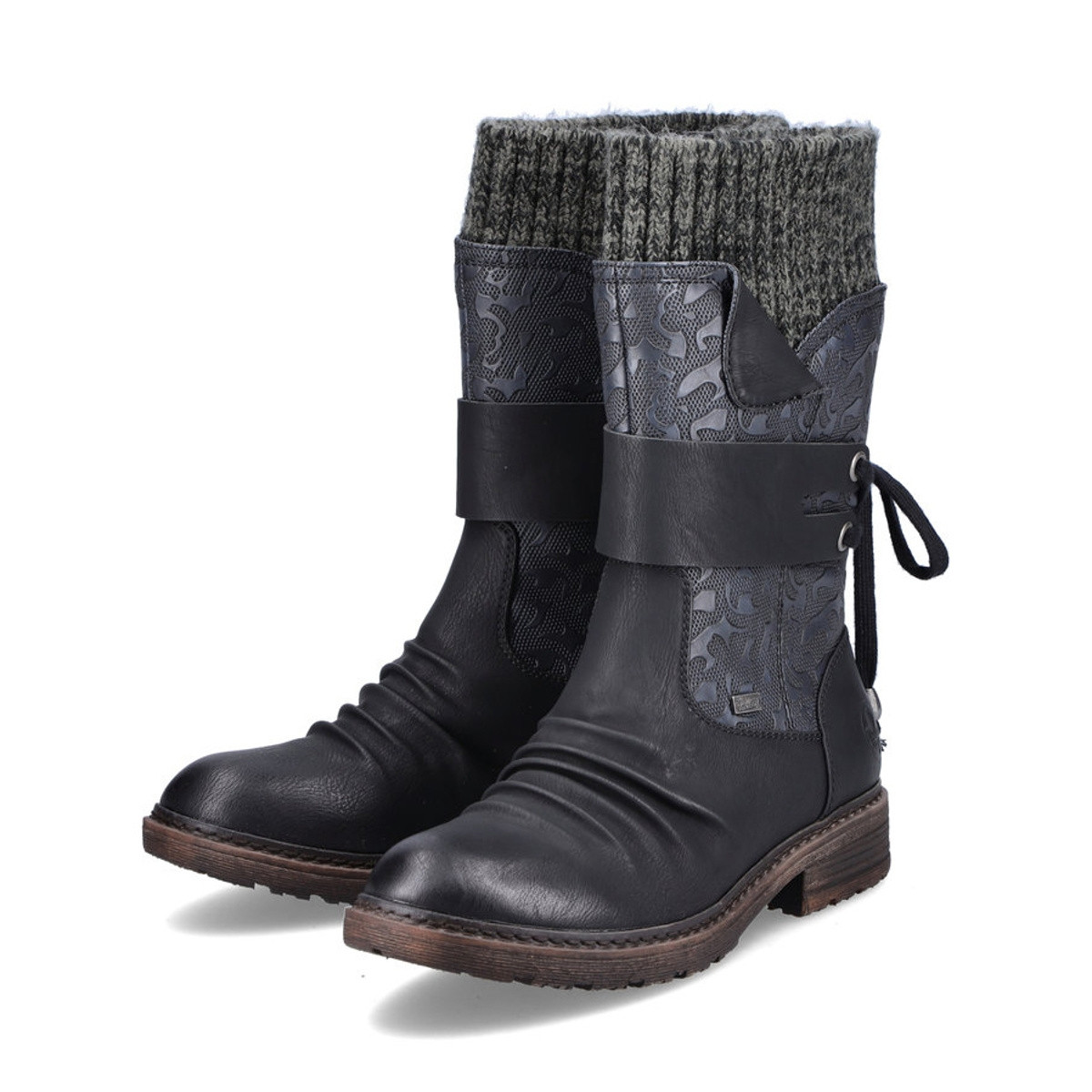 detail Dámské kozačky RIEKER RIE-10301884-W1 černá