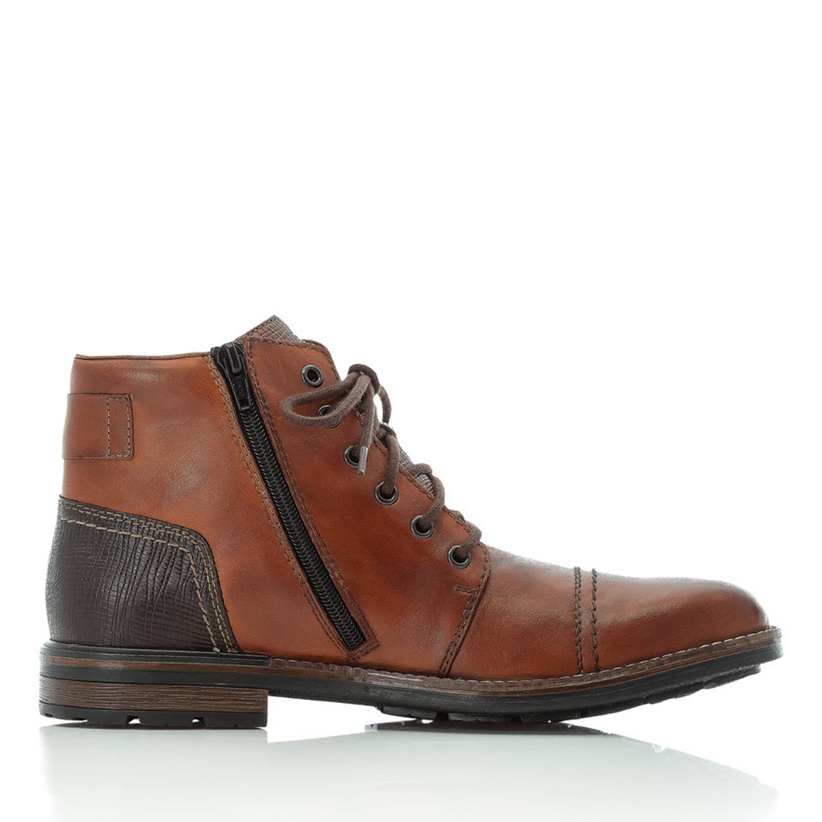 detail Pánská obuv RIEKER RIE-10301937-W2 hnědá