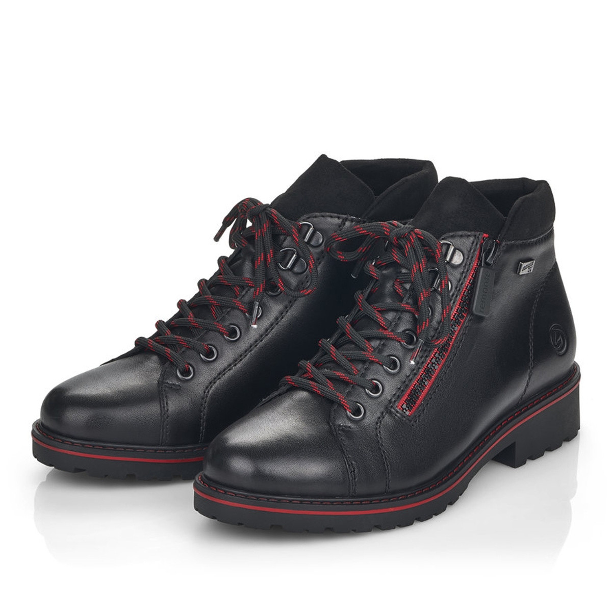 detail Dámská kotníková obuv REMONTE R6587-01 černá W1