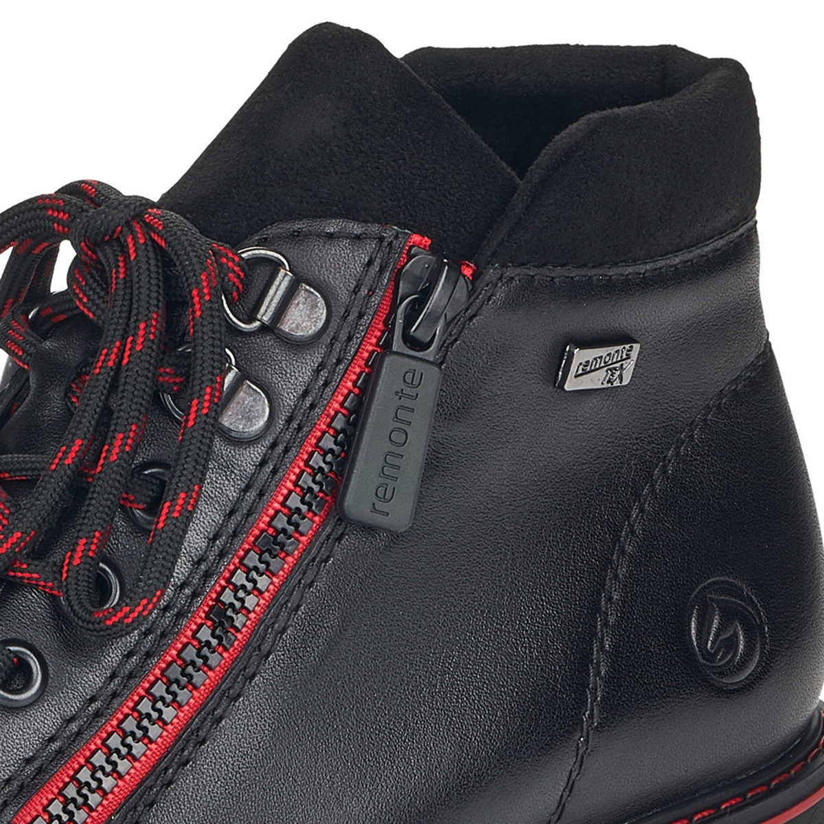detail Dámská kotníková obuv REMONTE R6587-01 černá W1