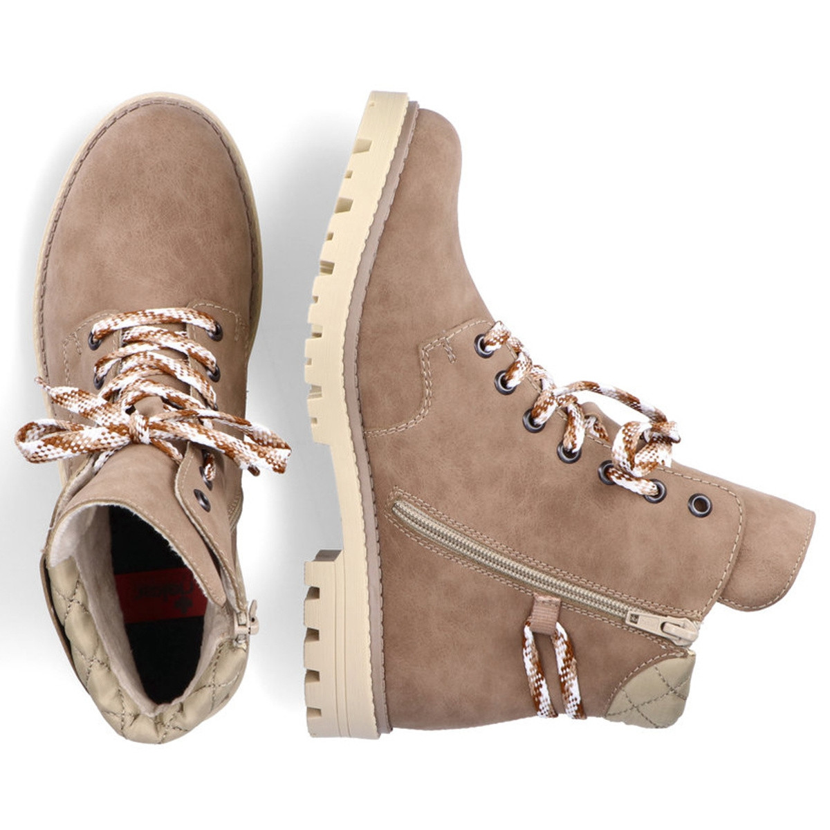 detail Dámská obuv RIEKER RIE-10302010-W1 béžová