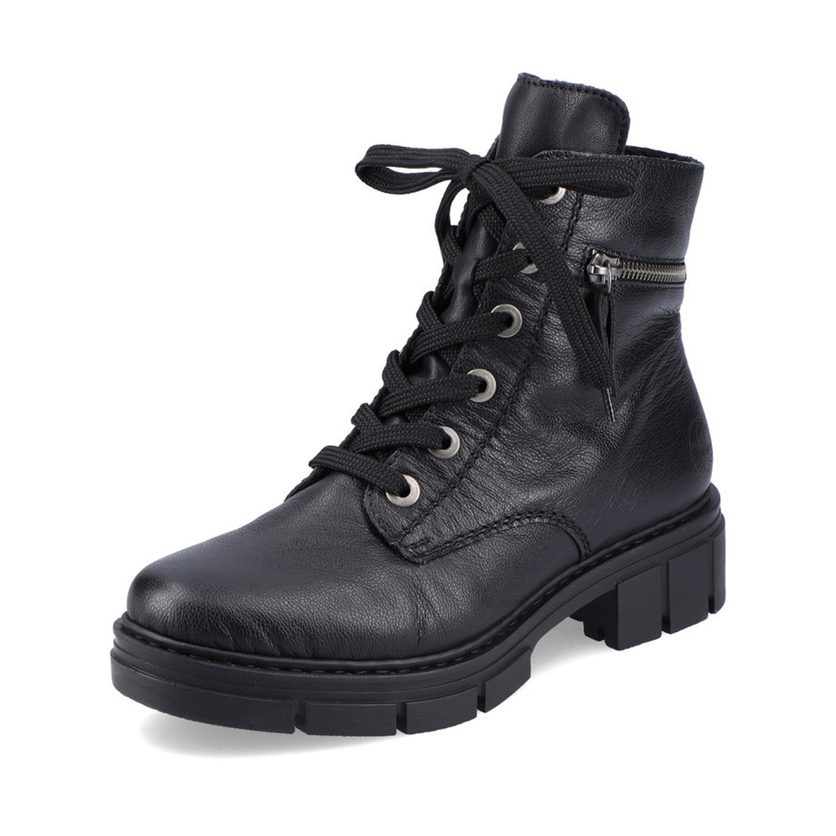 detail Dámská kotníková obuv RIEKER Y4510-01 černá W1