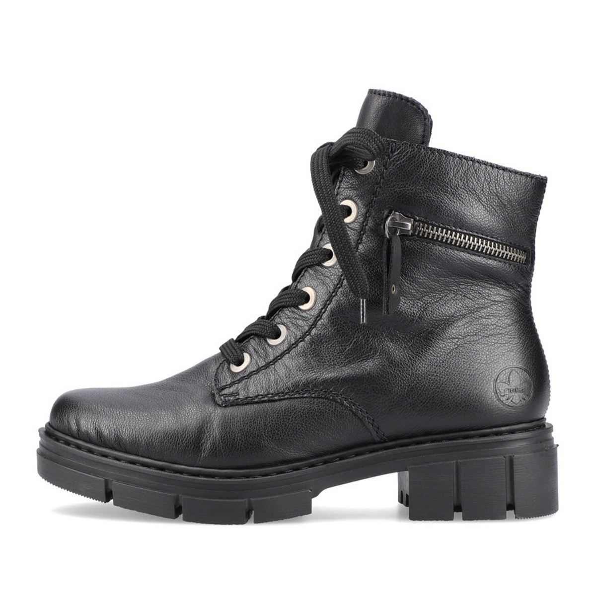 detail Dámská kotníková obuv RIEKER Y4510-01 černá W1