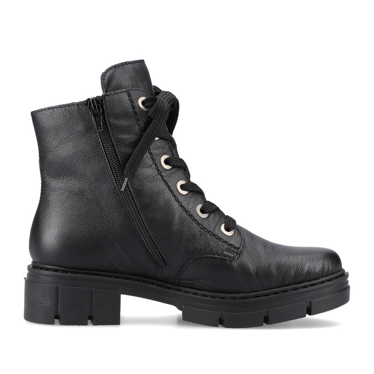 detail Dámská kotníková obuv RIEKER Y4510-01 černá W1