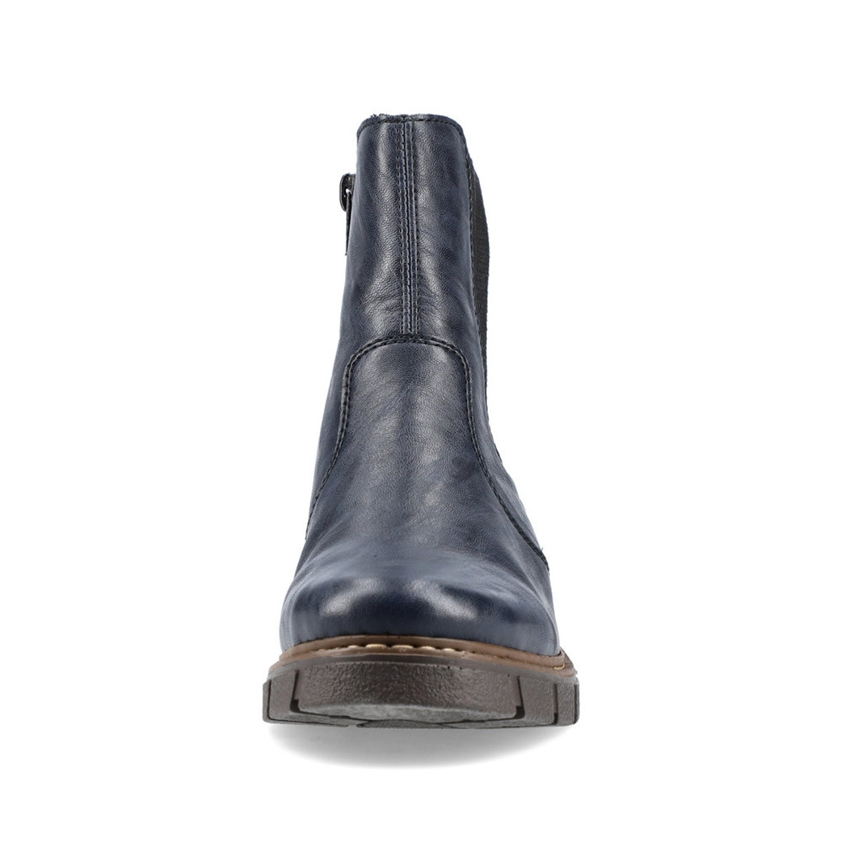 detail Dámska členková obuv RIEKER Z3561-14 modrá W3