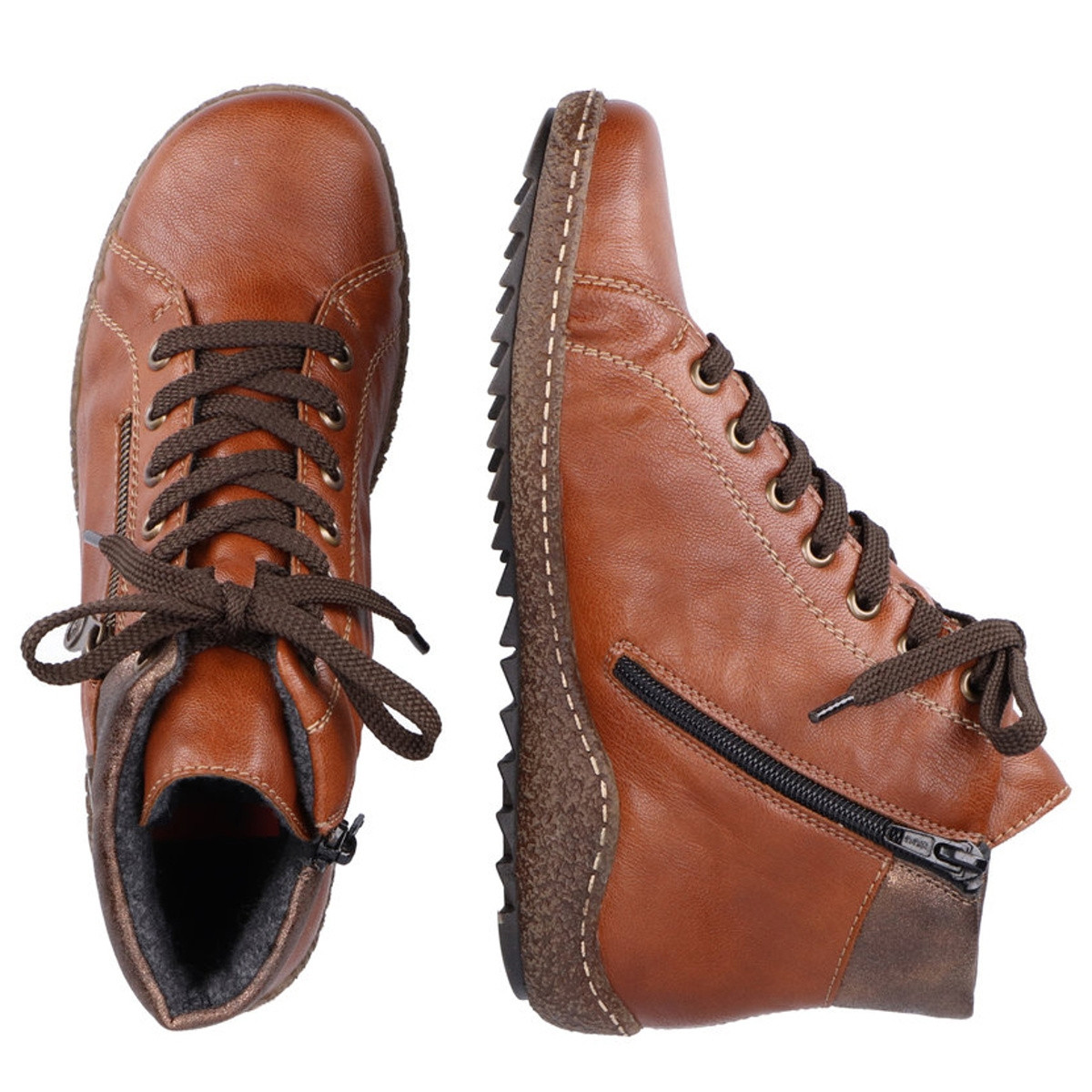 detail Dámská obuv RIEKER RIE-10302090-W1 hnědá