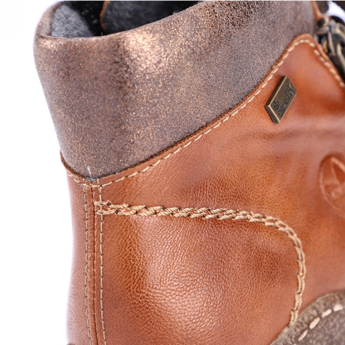 detail Dámská obuv RIEKER RIE-10302090-W1 hnědá