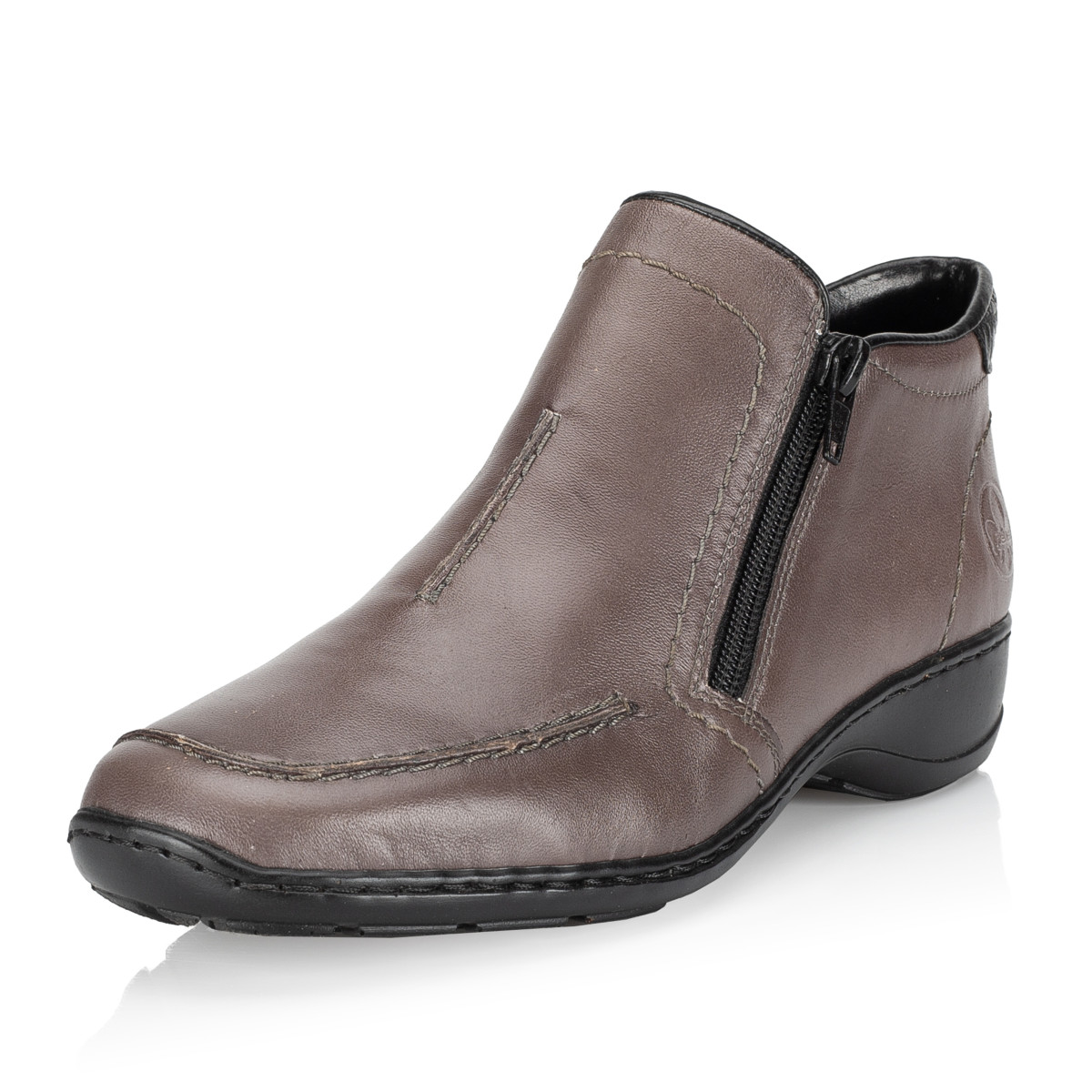 detail Dámska členková obuv RIEKER 58386-42 sivá W3