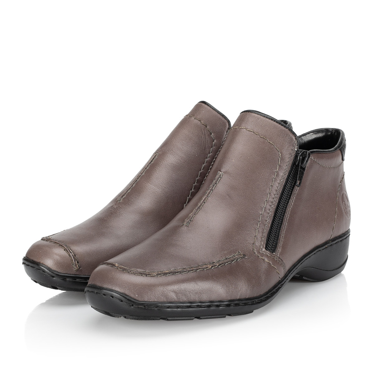 detail Dámska členková obuv RIEKER 58386-42 sivá W3