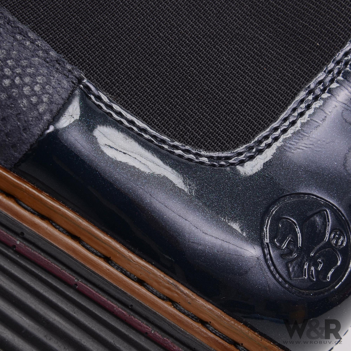 detail Dámská obuv RIEKER Y6384/14 BLAU H/W 6