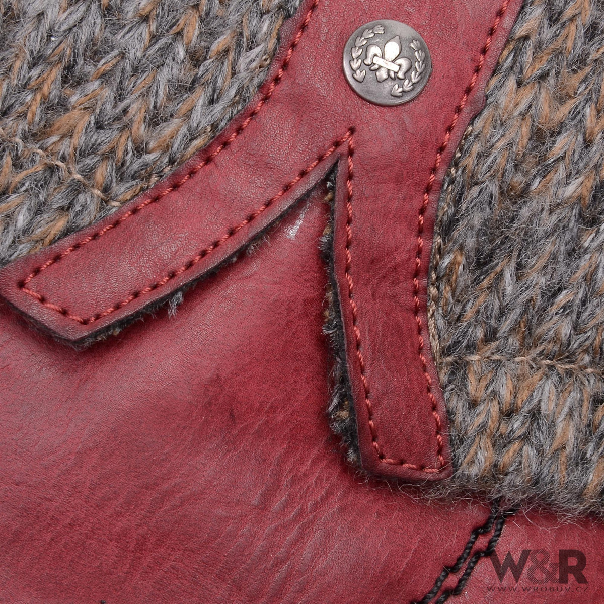detail Dámská kotníková obuv RIEKER Z8753/35 ROT KOMBI H/W 6