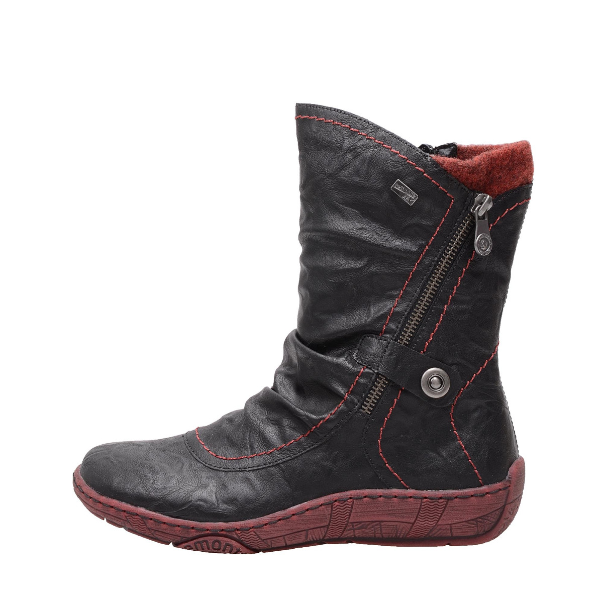 detail Dámská obuv REMONTE BY RIEKER D3872/02 SCHWARZ KOMBI H/W 7