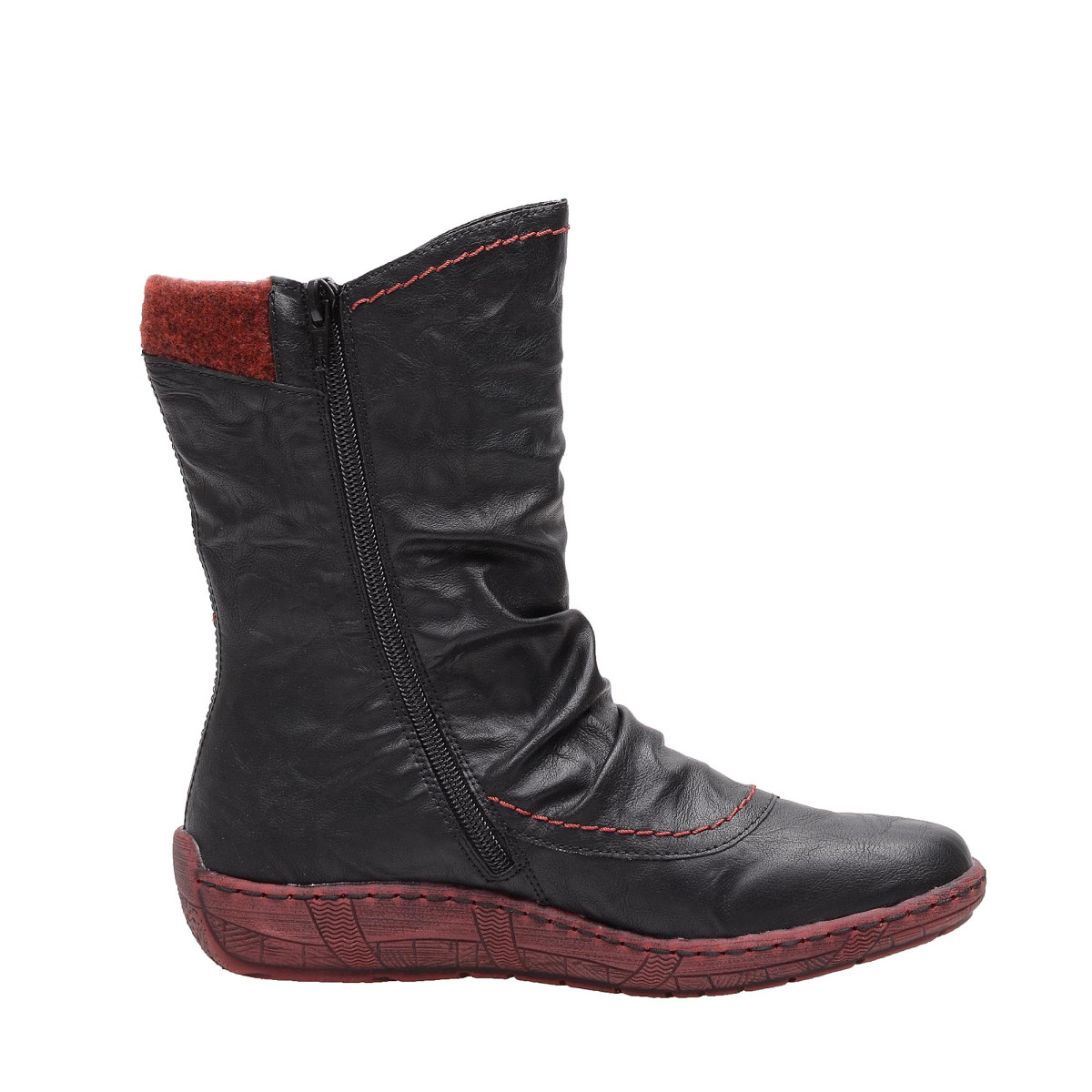 detail Dámská obuv REMONTE BY RIEKER D3872/02 SCHWARZ KOMBI H/W 7