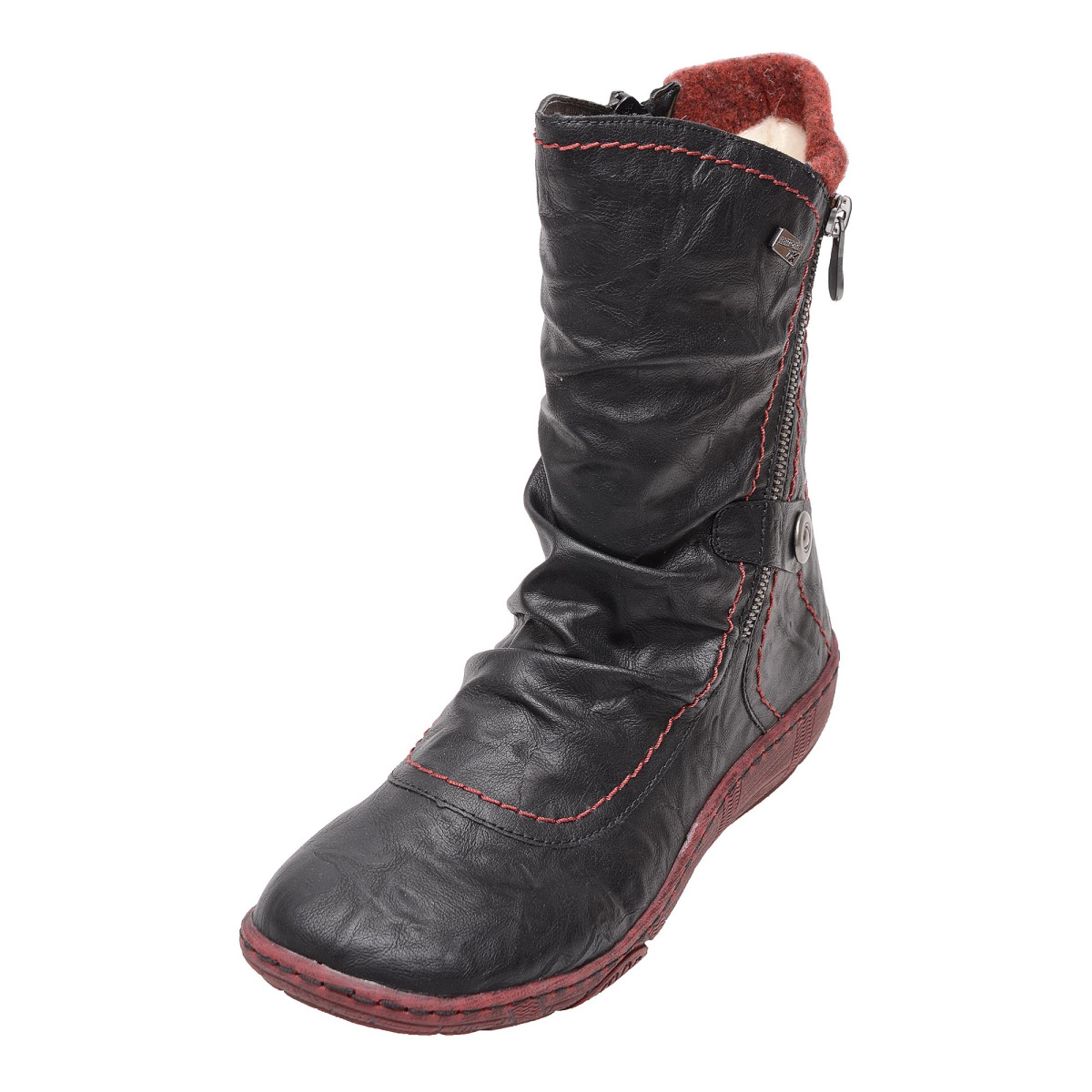 detail Dámská obuv REMONTE BY RIEKER D3872/02 SCHWARZ KOMBI H/W 7