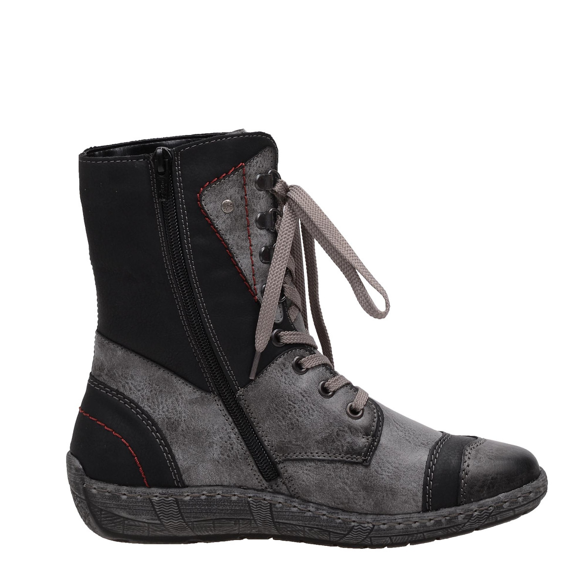 detail Dámská kotníková obuv REMONTE D3890/45 GRAU KOMBI H/W 7