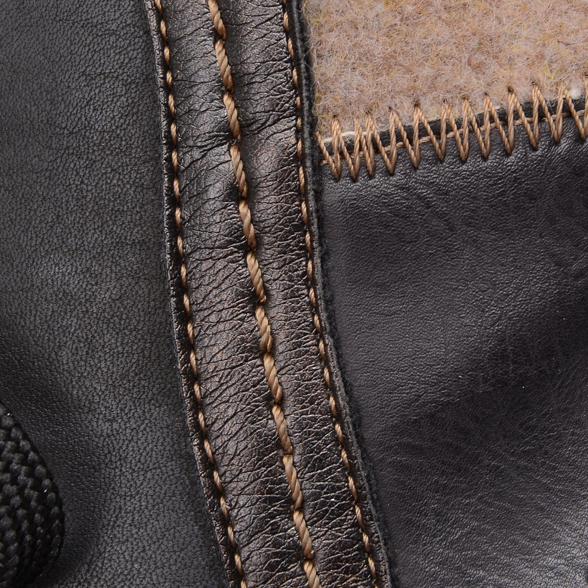 detail Dámské černé kotníkové boty REMONTE BY RIEKER D4390/01 SCHWARZ KOMBI H/W 7