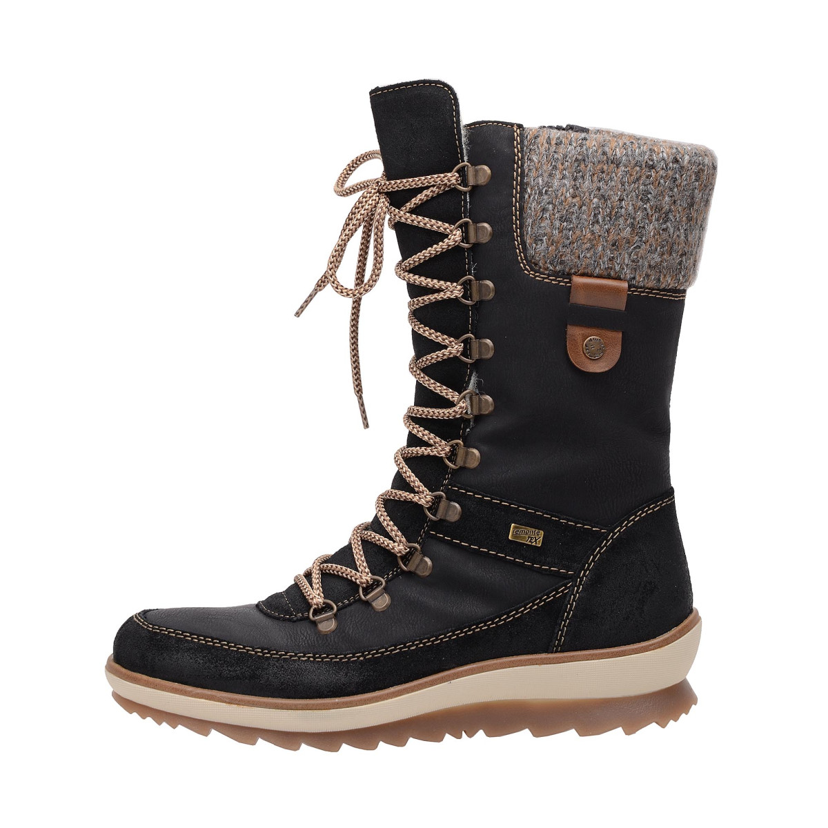 detail Dámské kozačky REMONTE BY RIEKER RIE-1033203-W7 černá