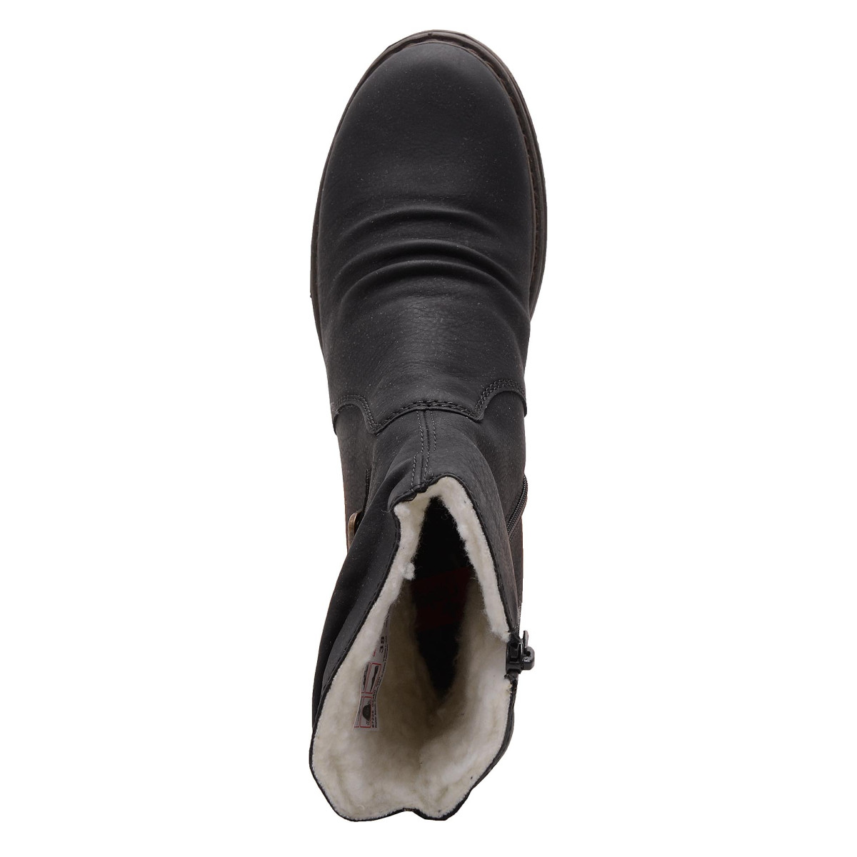 detail Dámské černé kotníkové boty RIEKER Y9061/00 SCHWARZ H/W 7