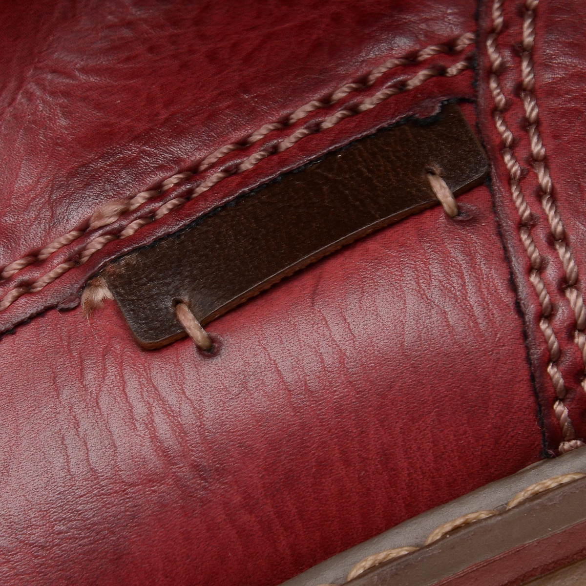detail Dámské vínové kotníkové boty RIEKER Y9122/35 ROT KOMBI H/W 7