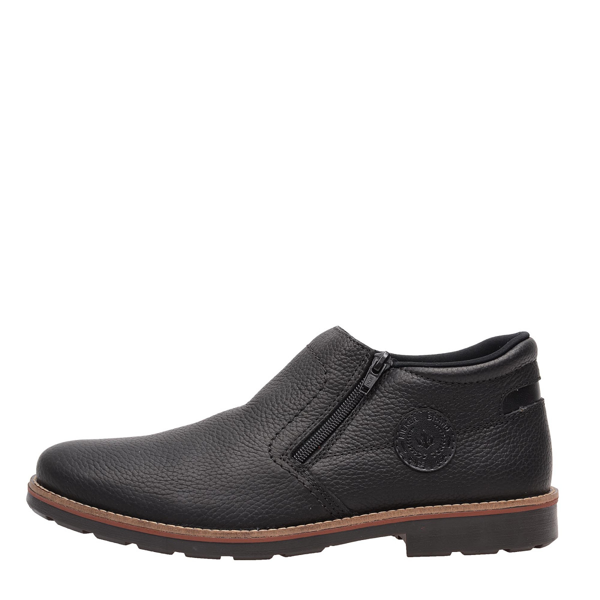 detail Pánské černé kotníkové boty RIEKER 15399/00 SCHWARZ H/W 7