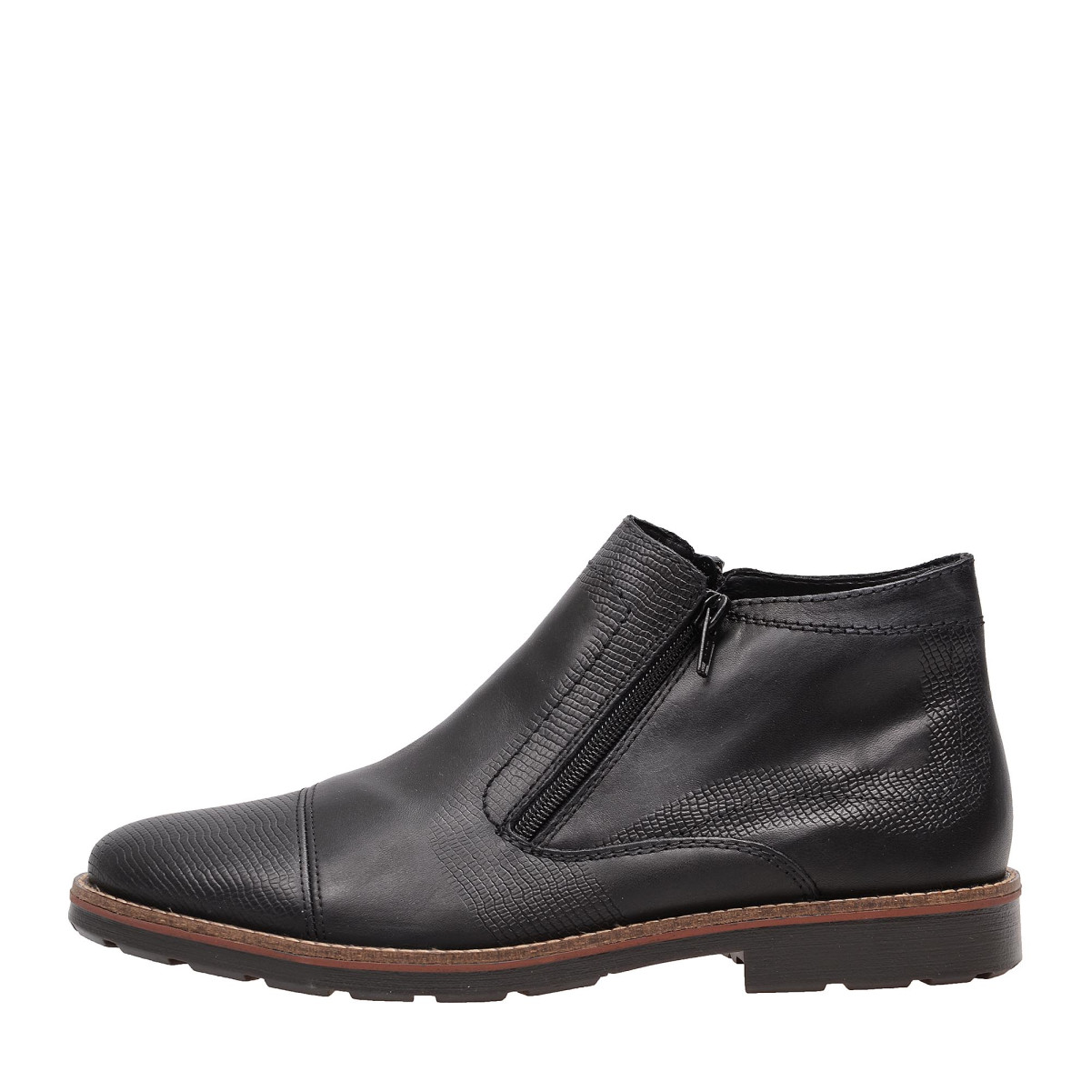 detail Pánská kotníková obuv RIEKER 35381/00 SCHWARZ H/W 7
