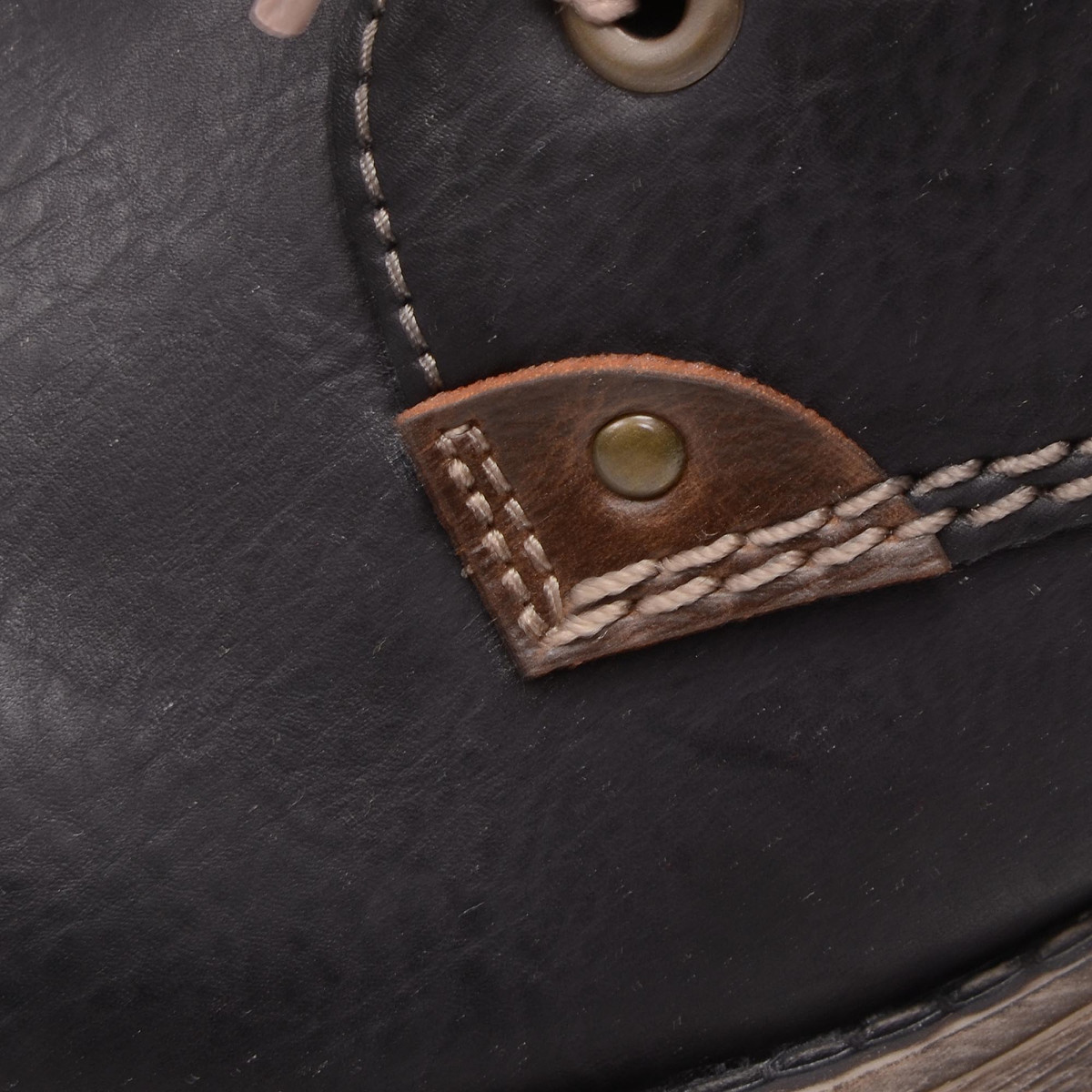 detail Dámské černé kotníkové boty RIEKER 70829/02 SCHWARZ H/W 7