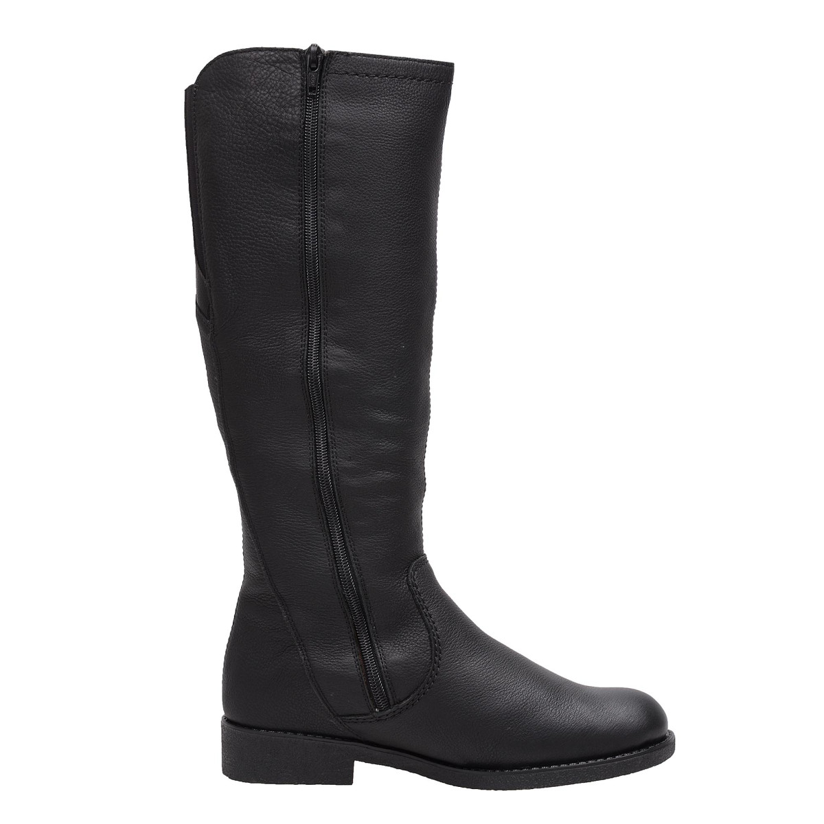 detail Dámské černé kozačky RIEKER 76755/00 SCHWARZ H/W 7