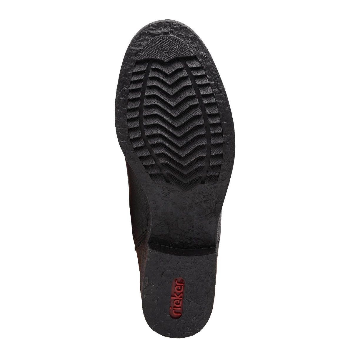 detail Dámské černé kozačky RIEKER 76755/00 SCHWARZ H/W 7