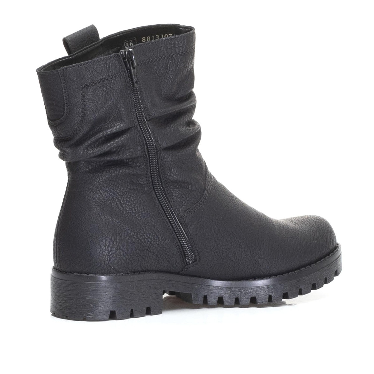 detail Dámské černé kotníkové boty RIEKER 78571/00 SCHWARZ H/W 7