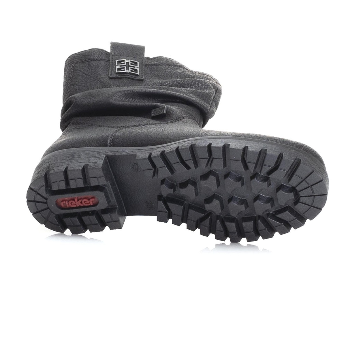 detail Dámské černé kotníkové boty RIEKER 78571/00 SCHWARZ H/W 7