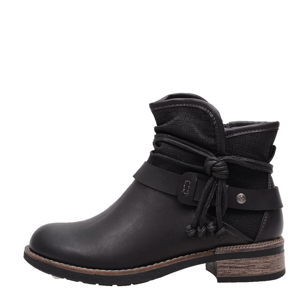 detail Dámská kotníková obuv RIEKER 94689/00 SCHWARZ H/W 7