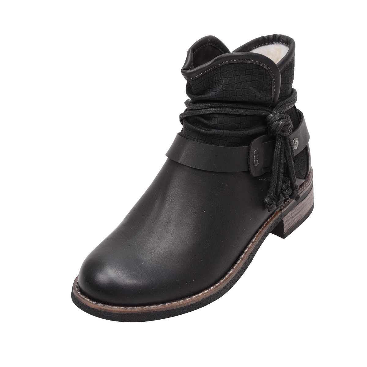 detail Dámská kotníková obuv RIEKER 94689/00 SCHWARZ H/W 7