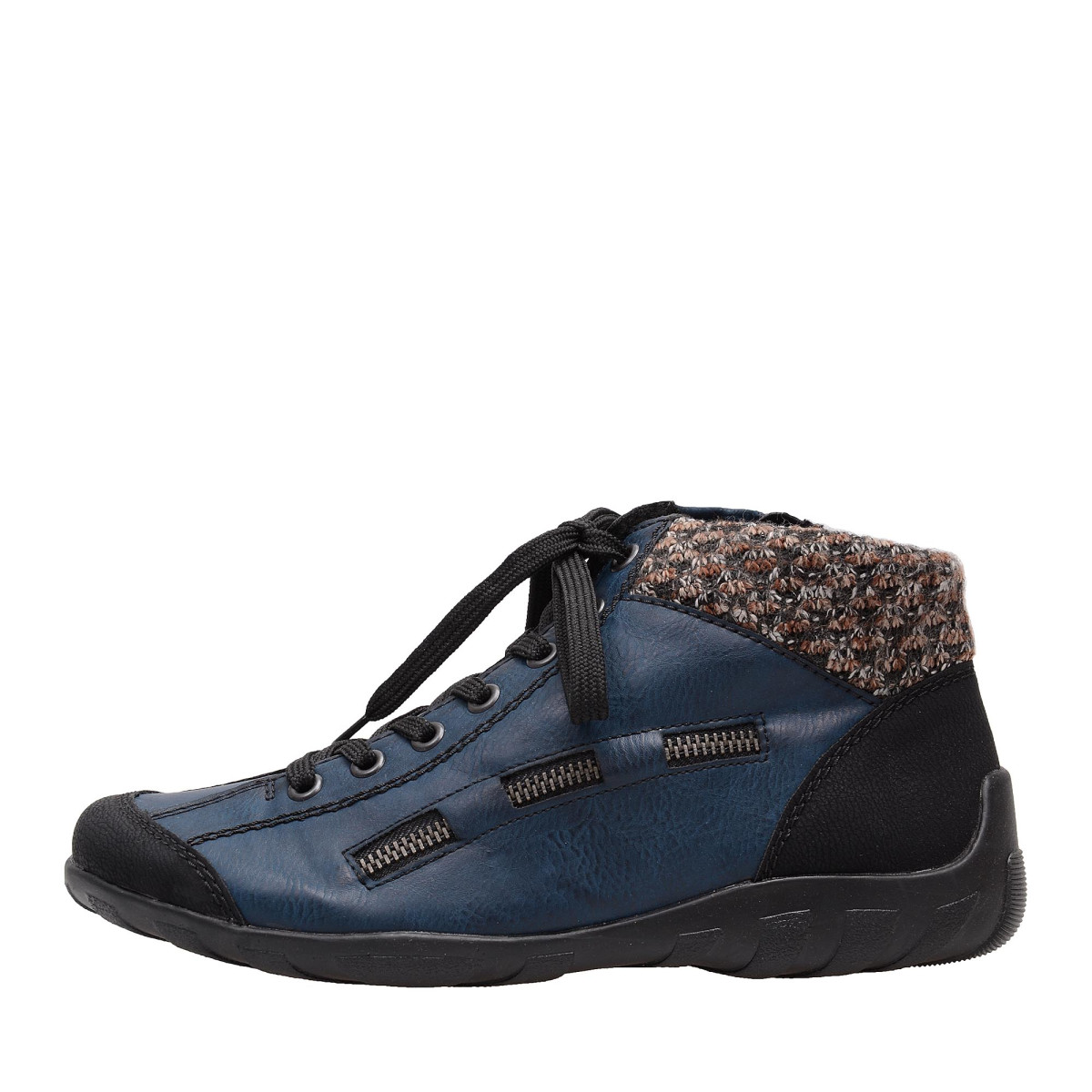 detail Dámská obuv RIEKER L6543/00 SCHWARZ/BLAU H/W 7