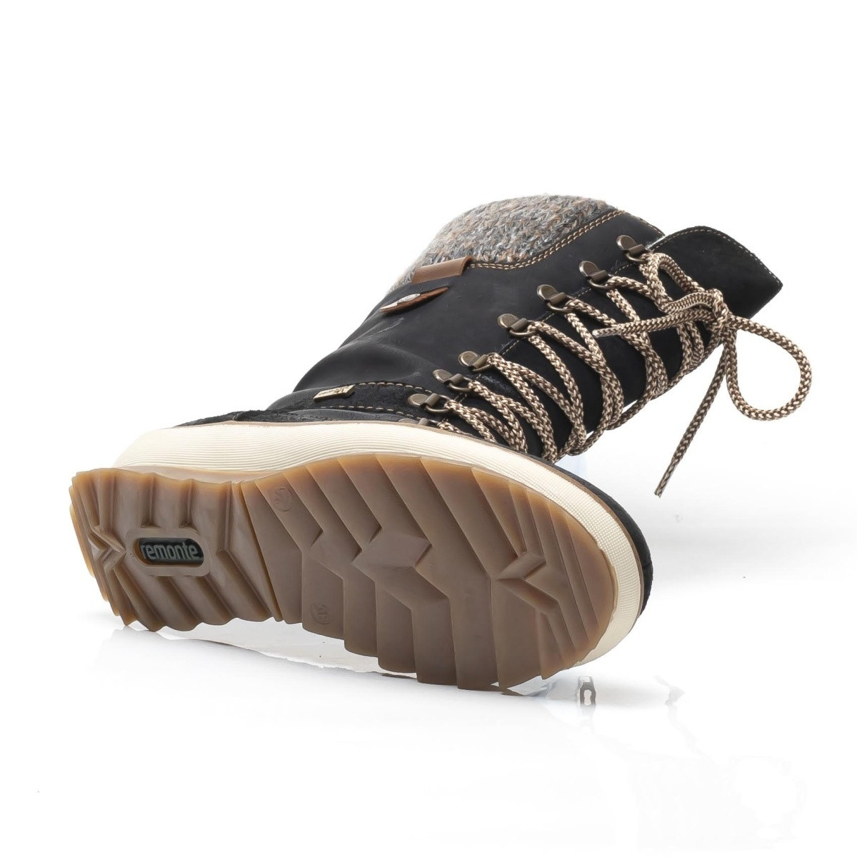 detail Dámské kozačky REMONTE RIE-1035847-W9 černá