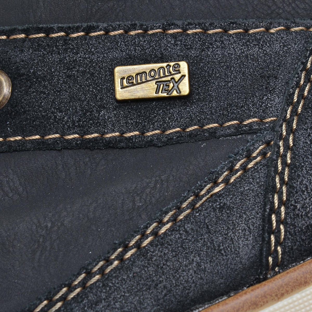 detail Dámské kozačky REMONTE R4371-02 SCHWARZ KOMBI H/W 9