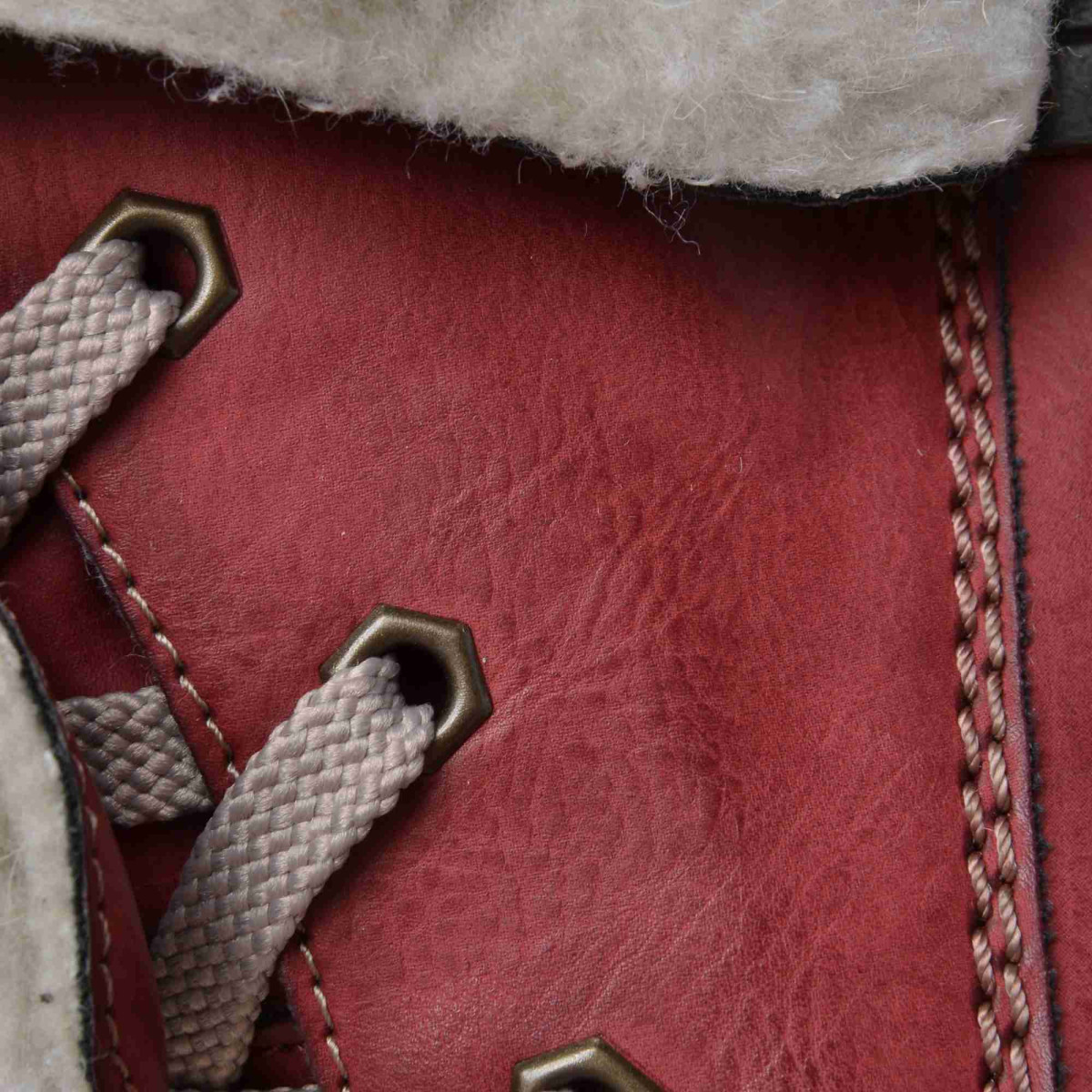 detail Dámské červené kotníkové boty RIEKER Y9122/35 ROT KOMBI H/W 8