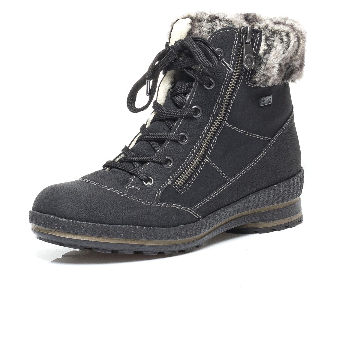 detail Dámská obuv RIEKER Z2431/00 SCHWARZ KOMBI H/W 8