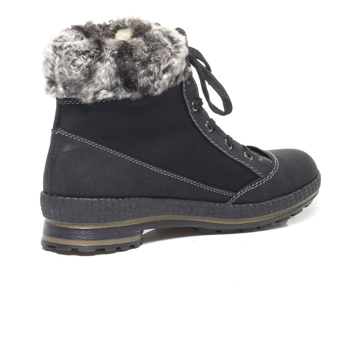 detail Dámská obuv RIEKER Z2431/00 SCHWARZ KOMBI H/W 8