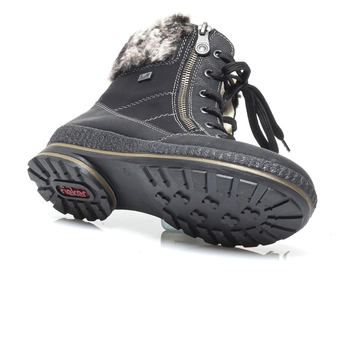 detail Dámská obuv RIEKER Z2431/00 SCHWARZ KOMBI H/W 8