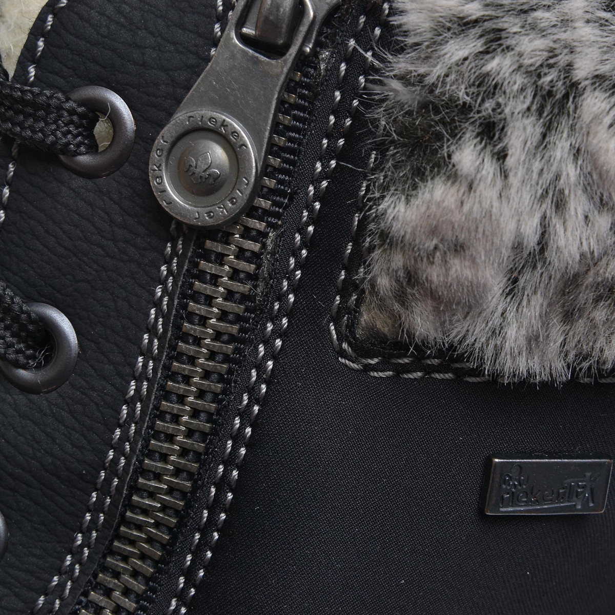 detail Dámská obuv RIEKER Z2431/00 SCHWARZ KOMBI H/W 8