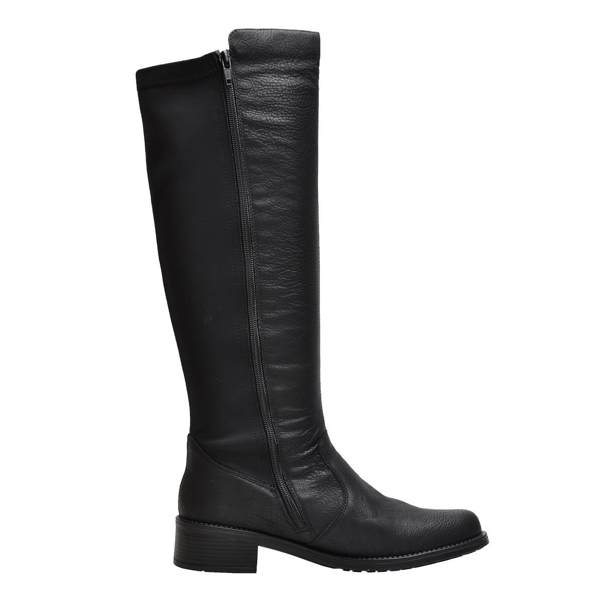 detail Dámské černé kozačky RIEKER Z7395/00 SCHWARZ H/W 8