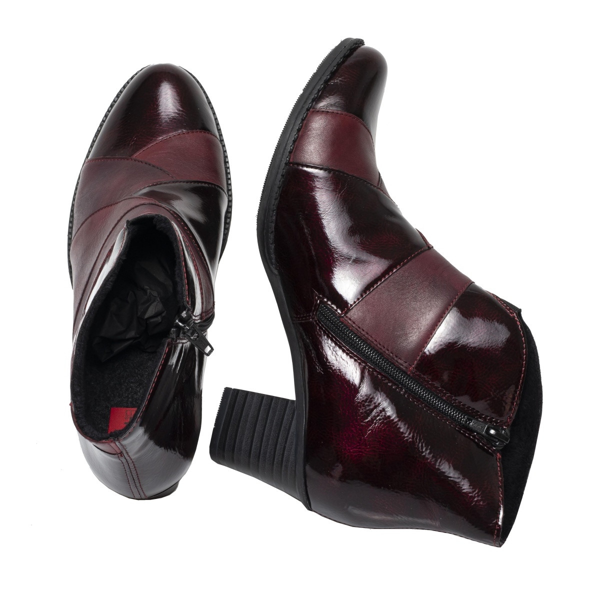 detail Dámská obuv RIEKER Z7676/35 WINE KOMBI H/W 8