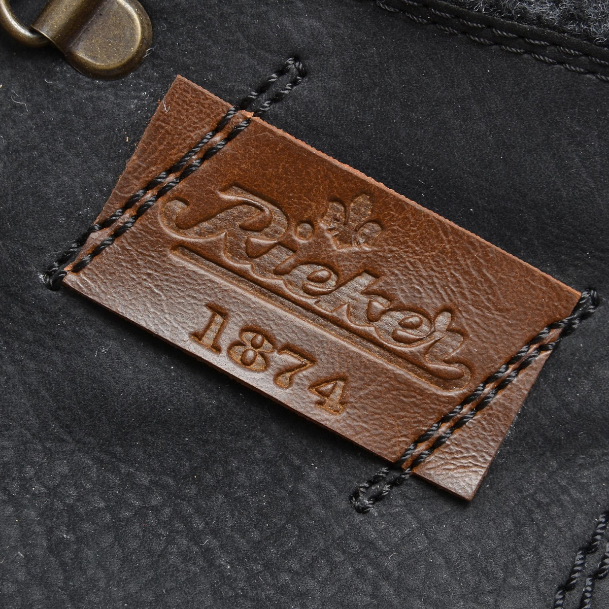 detail Dámská nadměrná obuv RIEKER Z7943/00 SCHWARZ KOMBI H/W 8