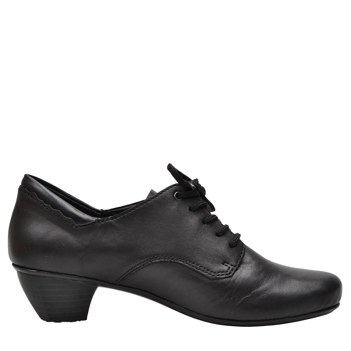 detail Dámské černé polobotky RIEKER 41722/01 SCHWARZ H/W 8