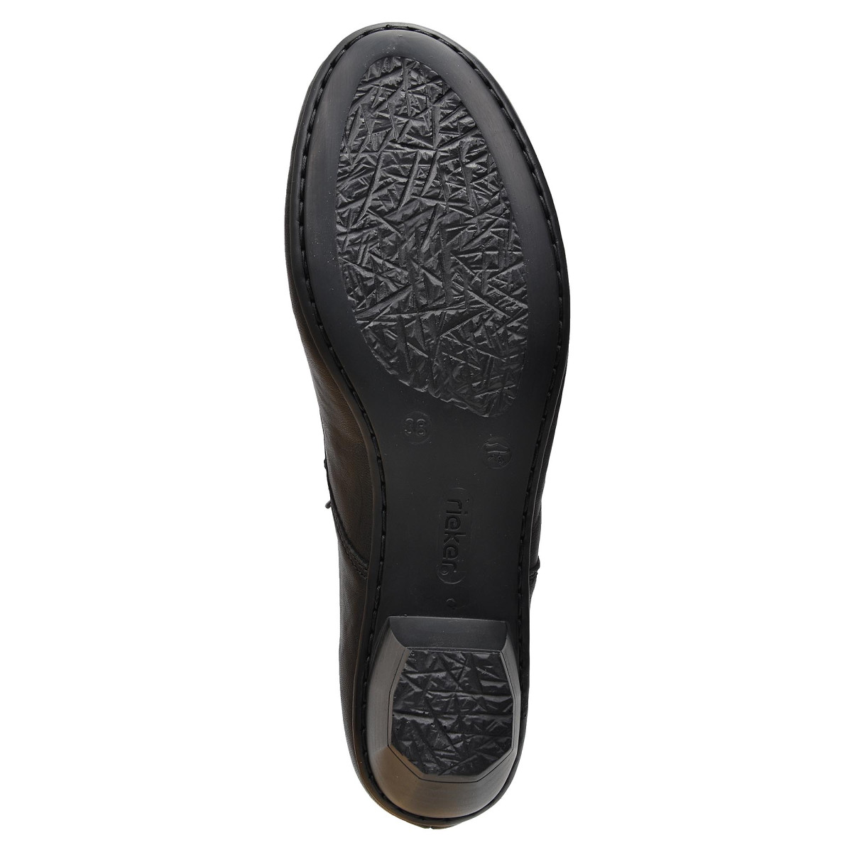 detail Dámské černé polobotky RIEKER 41722/01 SCHWARZ H/W 8
