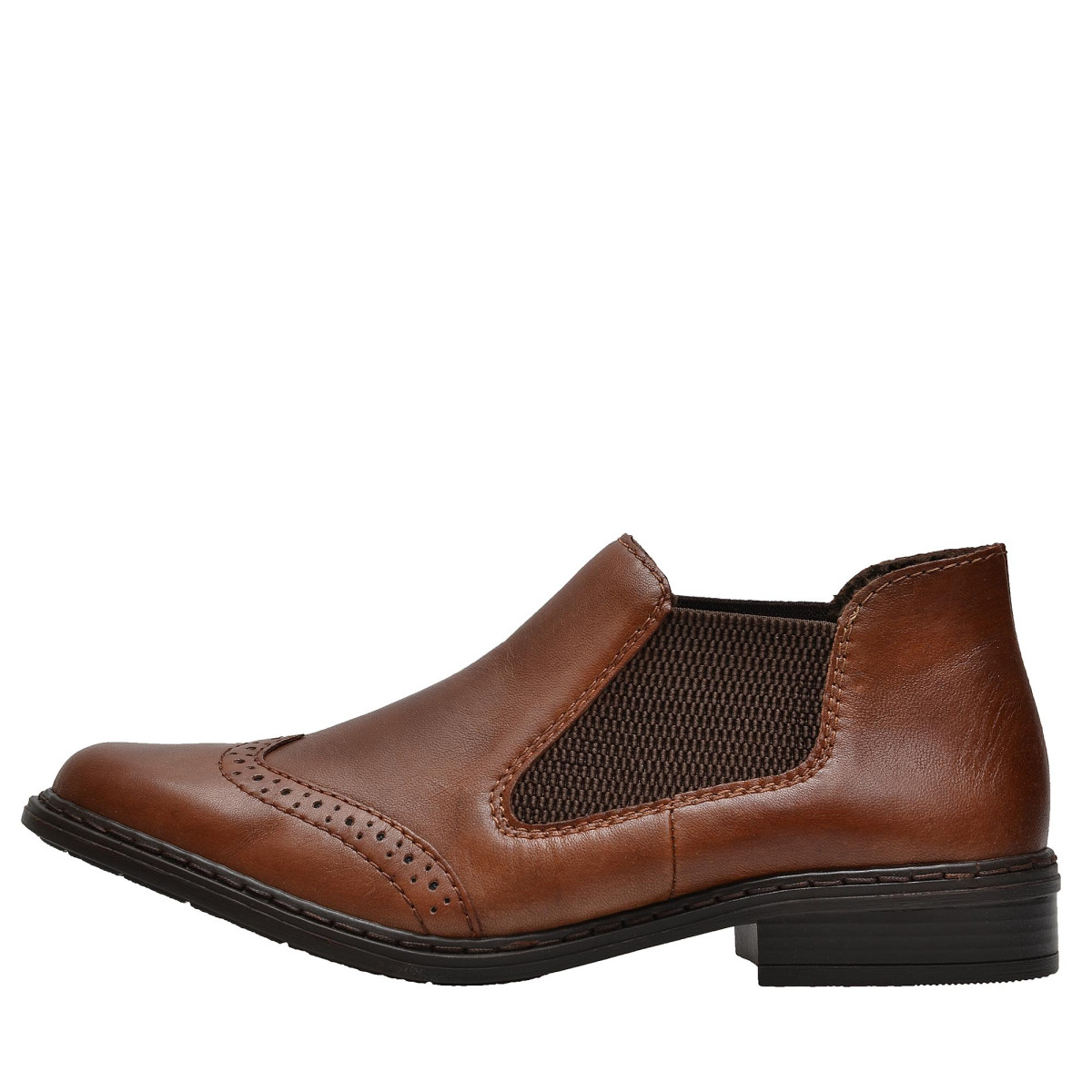 detail Dámská obuv RIEKER 52093/22 BRAUN KOMBI H/W 8