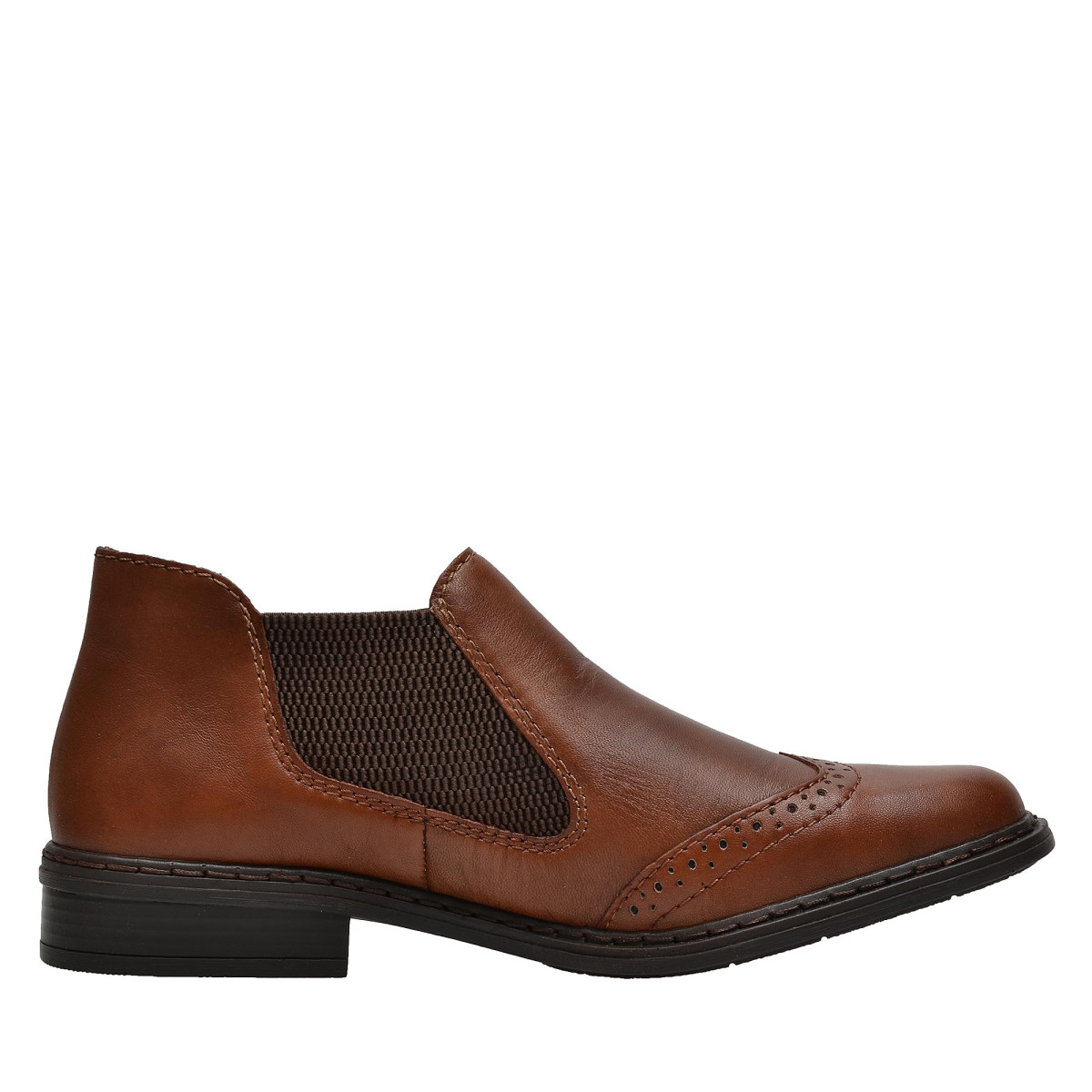 detail Dámská obuv RIEKER 52093/22 BRAUN KOMBI H/W 8