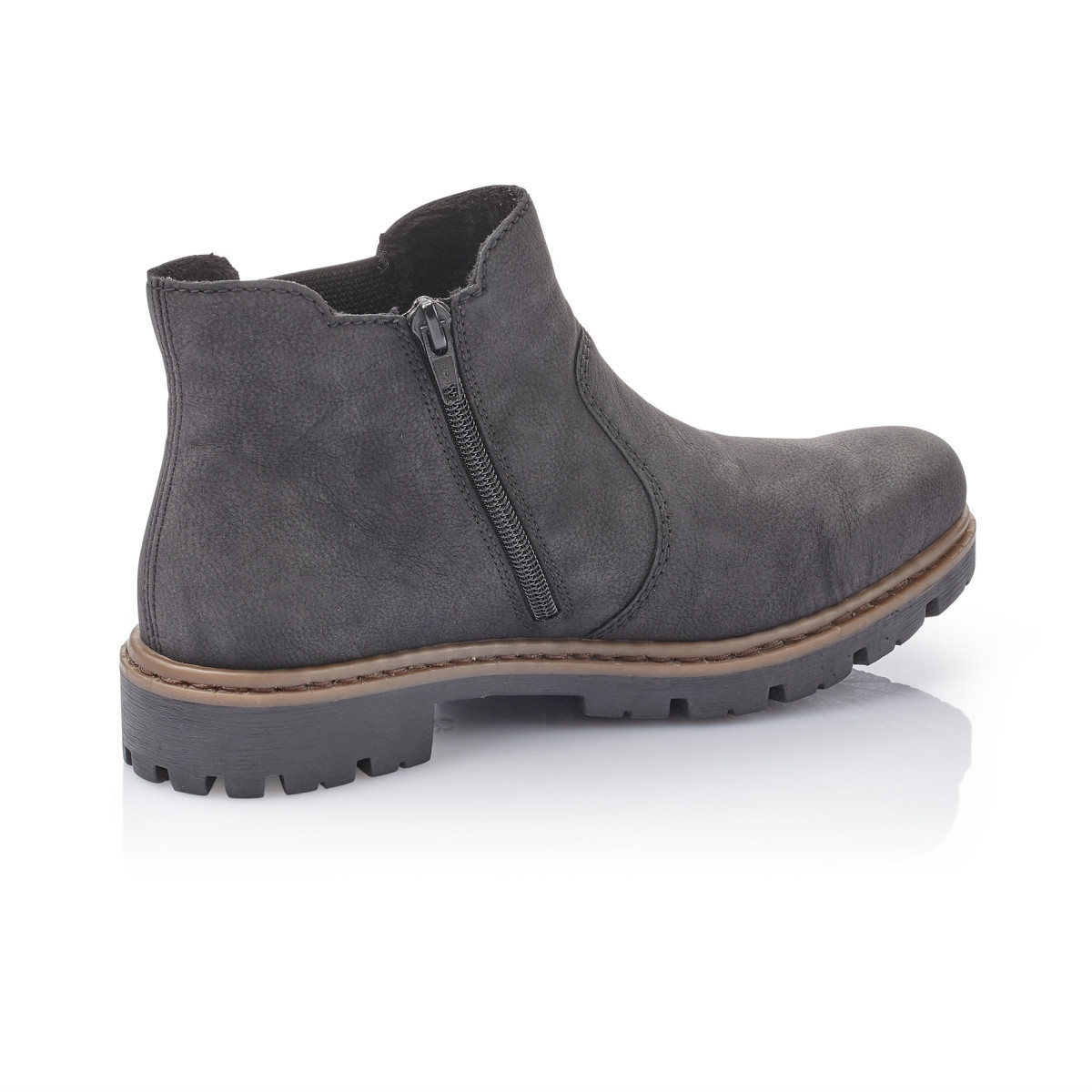 detail Dámské černé kotníkové boty RIEKER 71364-00 SCHWARZ H/W 8